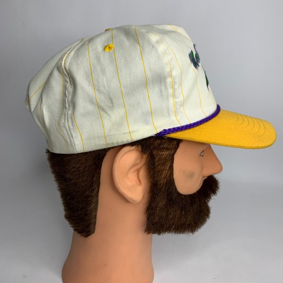 VINTAGE Mardi Gras Hat Cap Snap Back Lot of 2 Men's 90s - Picture 9 of 12